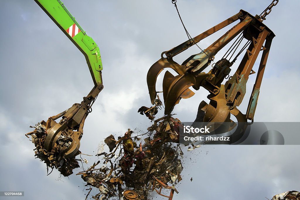 crane Greifer - Lizenzfrei Altmetall Stock-Foto