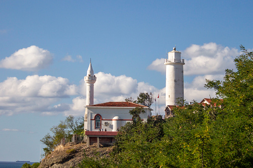 Anatolian lighthouse (Turkish Anadolu Feneri), 15 July 2019, istanbul Turkey