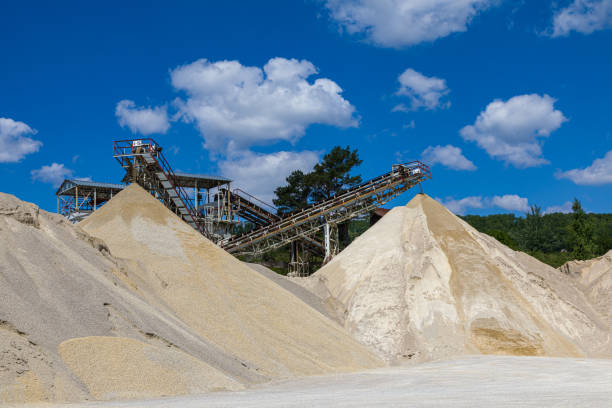 istock Sand mining in the Vratno quarry 1227047575