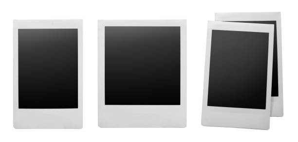 istock Instant photo frame with clipping path isolated on white background. 1227053500