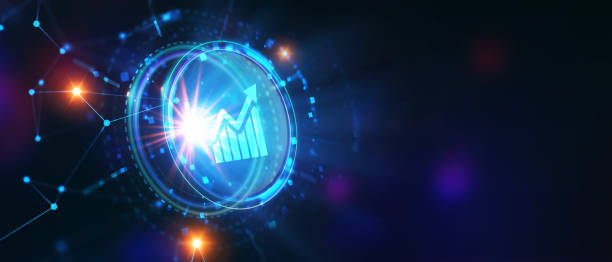 istock Business, Technology, Internet and network concept. Financial Graph. Stock Market chart. Forex Investment. 1227055995