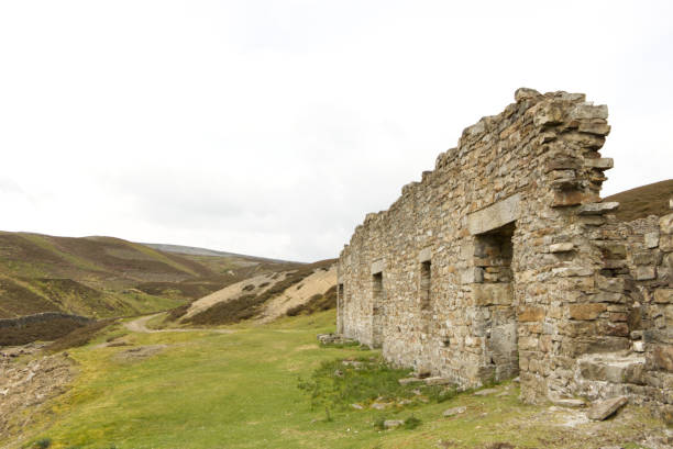 istock lead mine ruins  in the Yorkshire Dales 1227060541