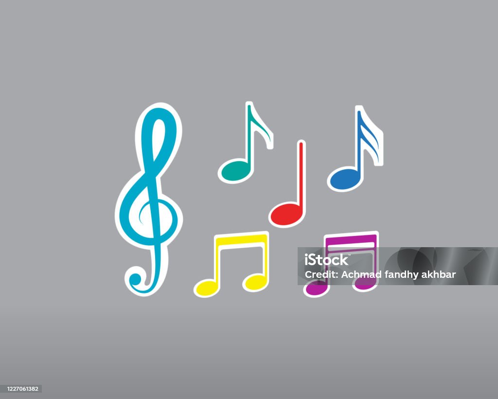 Music Note Vector Image Stock Illustration - Download Image Now - Art ...