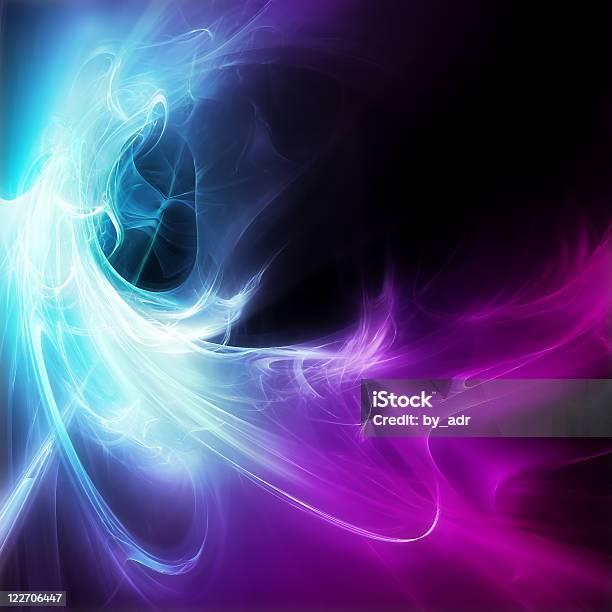 Colorful Smoke Stock Photo - Download Image Now - Abstract, Backgrounds, Black Background