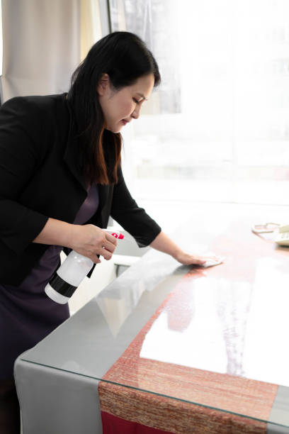 istock Disinfect the office to prevent viral infections 1227069082