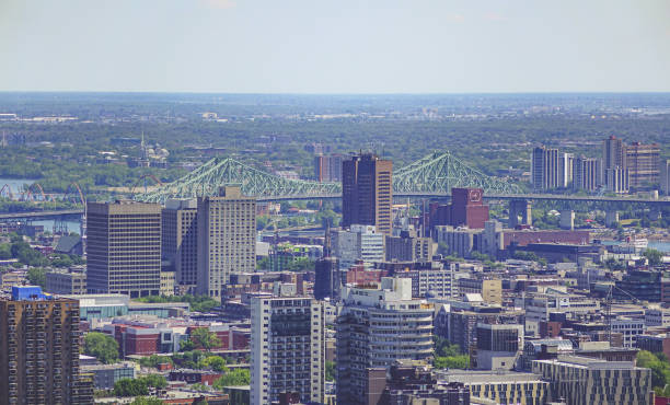 istock Montreal view from Mount Royal in summer day. 1227072687