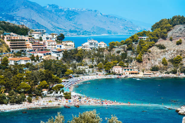 istock La Isola Bella beach in Taormina Italy 1227076434