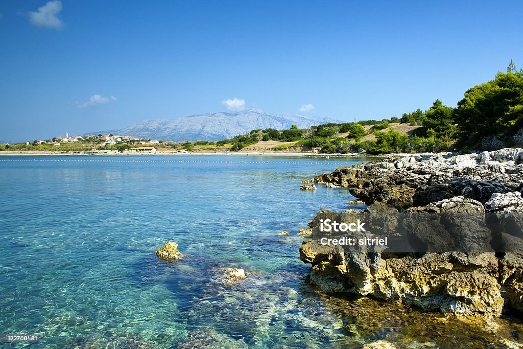 Przina Bay w Chorwacji - Zbiór zdjęć royalty-free (Wyspa Korčula)