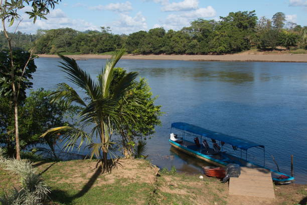 istock Excursion boat on Rio San Carlos 1227089226