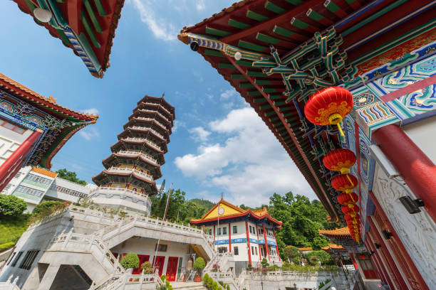 istock Chinese temple in Hong Kong 1227095824