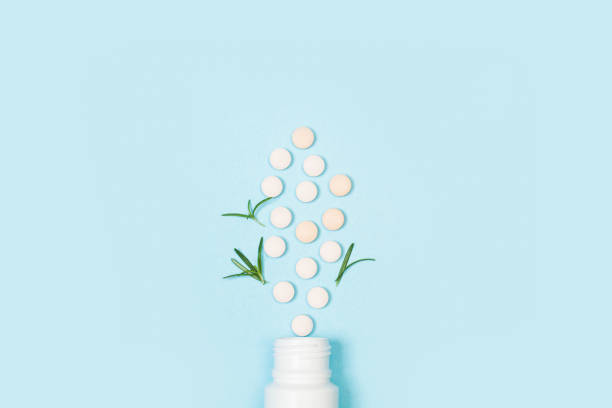 istock Medical pills and a plastic bottle 1227096377