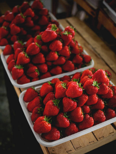 istock Fresh strawberries at yerevan market 1227097908