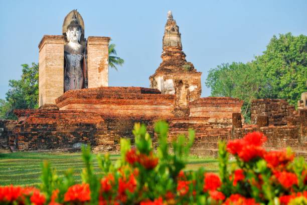 istock Mahathat Temple in the Sukhothai Historical Park, THAILAND. 1227100376