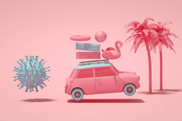 istock Running away from the Virus and Going Summer Holiday 1227101463