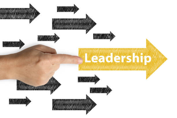 istock Leadership business competition drawing arrow 1227106429