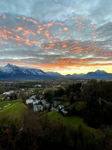 istock Sunset in Salzburg 1227107110
