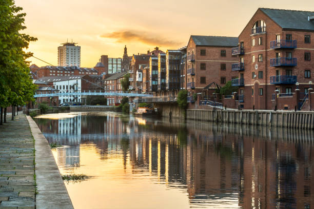 istock River Aire, Leeds, Yorkshire, England, UK 1227108337