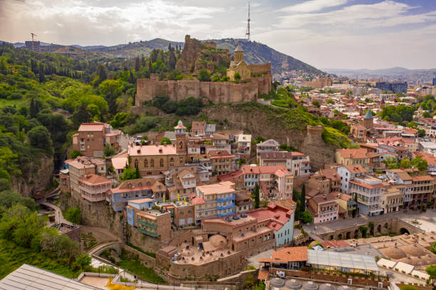 istock Abanotubani - Suphur baths district, Tbilisi Old Town, Georgia 1227108478