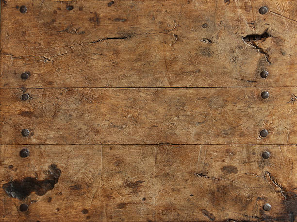 деревенские деревянные поверхности - wood rustic close up nail стоковые фото и изображения