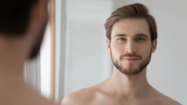 istock Portrait of handsome young man get ready in bathroom 1227112920