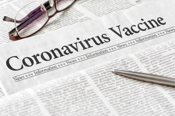 istock A newspaper with the headline Coronavirus Vaccine 1227115305