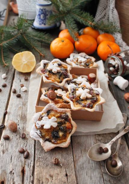 istock Christmas baskets with dried fruits and nuts 1227116198