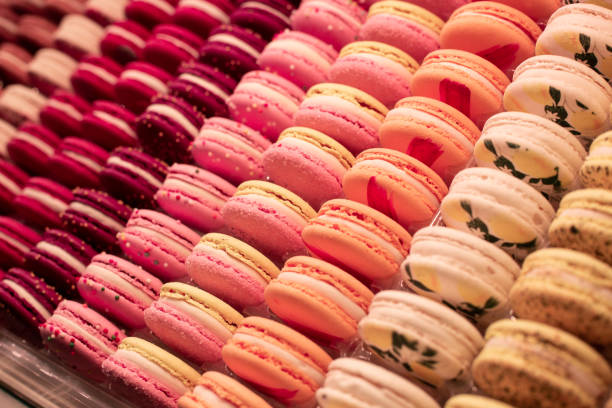 istock group of multi-colored cakes on shop windows in a kondiri store 1227116337