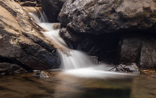 istock Small Falls at lakes Cave Drakensberg mountains 1227118190