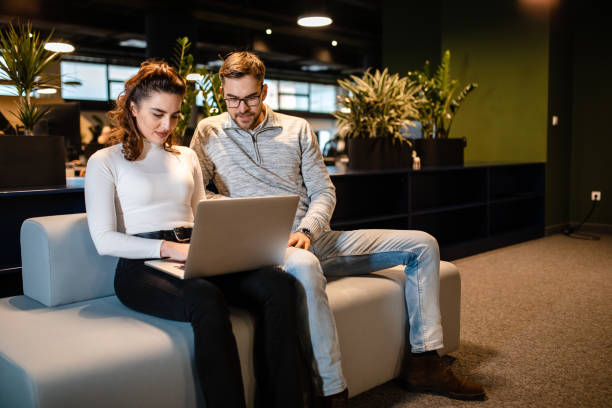 istock Tired entrepreneurs using a wealth of technology to finish their deadline 1227122034