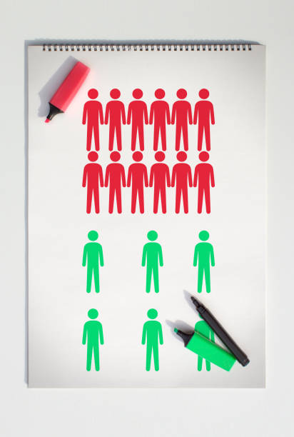 istock Safe and Unsafe Distance in People 1227130195