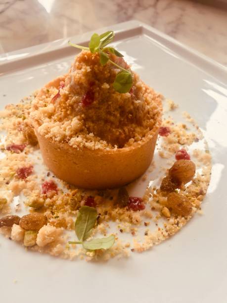Gajar Halwa crumble- indian fusion