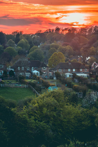 istock Green field in London, UK 1227134215