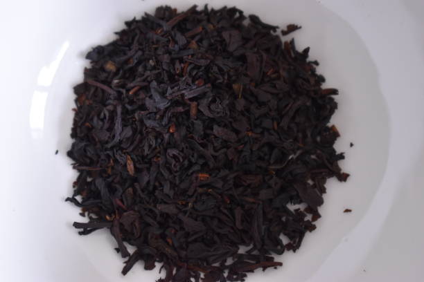 istock Black English breakfast tea leaves - can be used as a background 1227136918