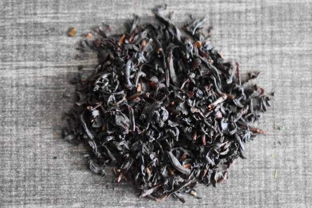 istock Black English breakfast tea leaves - can be used as a background 1227137135