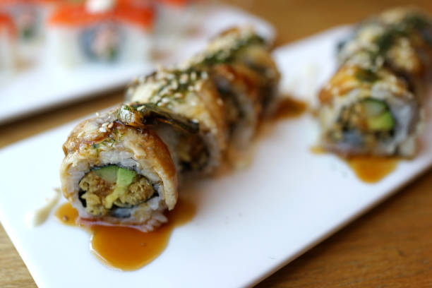 istock Close-Up Of Sushi Served In Plate On Table 1227140218