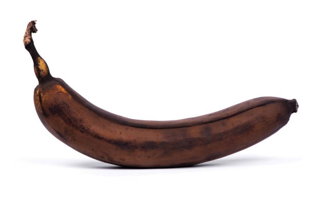 przejrzałego banana - banana rotting ripe above zdjęcia i obrazy z banku zdjęć