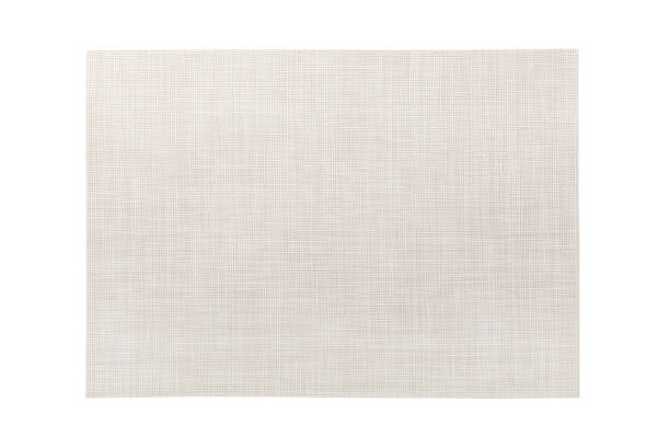 Top view of isolated white placemat for food. Empty space for your design Top view of isolated white placemat for food. Empty space for your design. restaurant table layout stock pictures, royalty-free photos & images