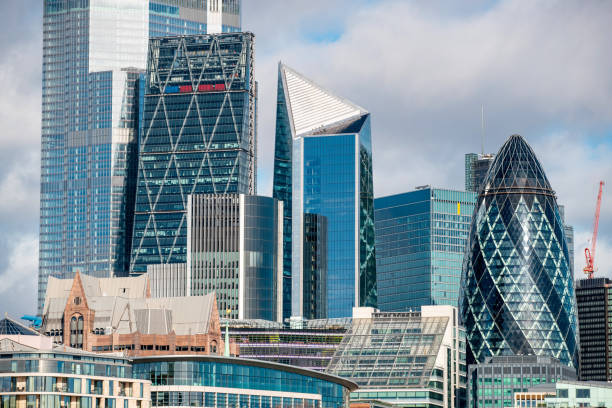 istock London financial district with Gherkin building 1227151596