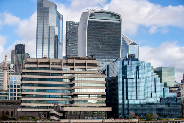 istock Financial district skyline with Walkie-Talkie Building 1227151614
