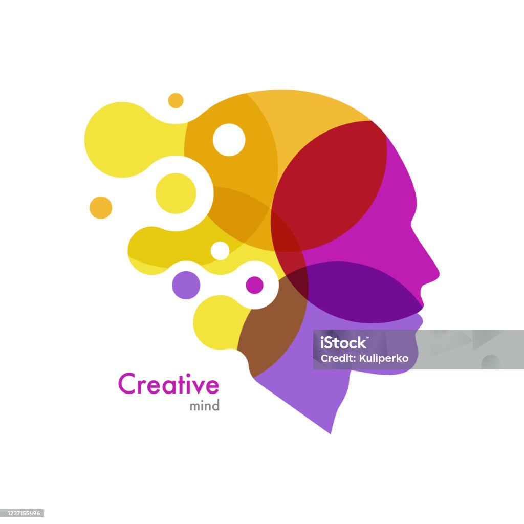 Vector Mind Head Abstract Creative Mind Human Face Vector Stock Illustration ...