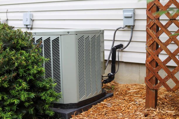 istock An outdoor air conditioning unit  by a home 1227155896