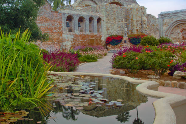 istock Spanish Mission at San Juan Capistrano California 1227162736