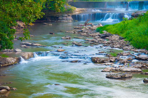 Waterfall -Pipe Creek-Cass County Indiana