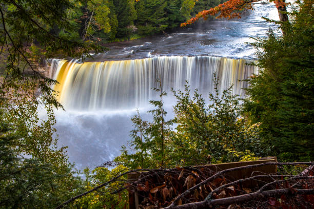 istock Michigan Upper Peninsula Waterfall At Tahquamenon Falls State Park 1227165110