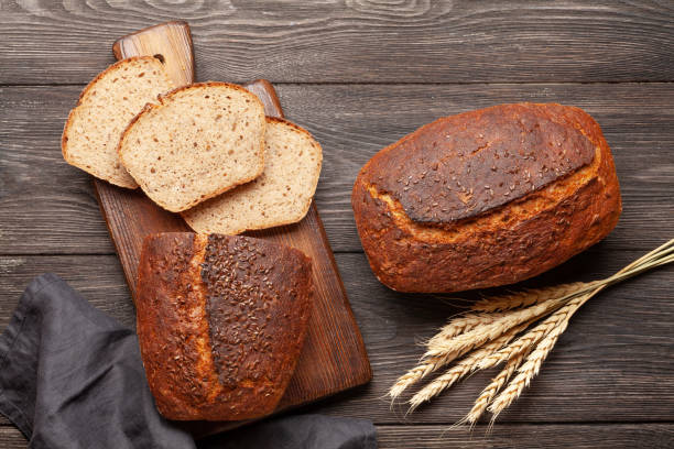 istock Homemade organic bread with seeds 1227170154