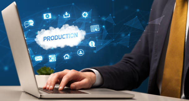 istock Businessman working with laptop 1227178559