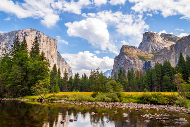 istock Yosemite Valley, Merced River and El Capitan 1227180518
