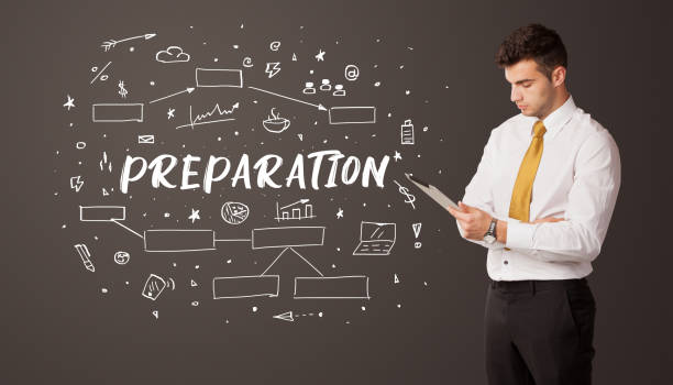 istock Businessman thinking with educational inscription 1227183624