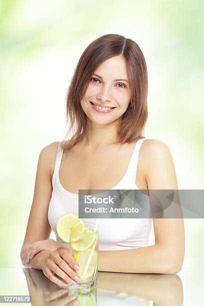 Girl Holding Lemonade Stock Photo - Download Image Now - Adult, Adults Only, Beautiful People