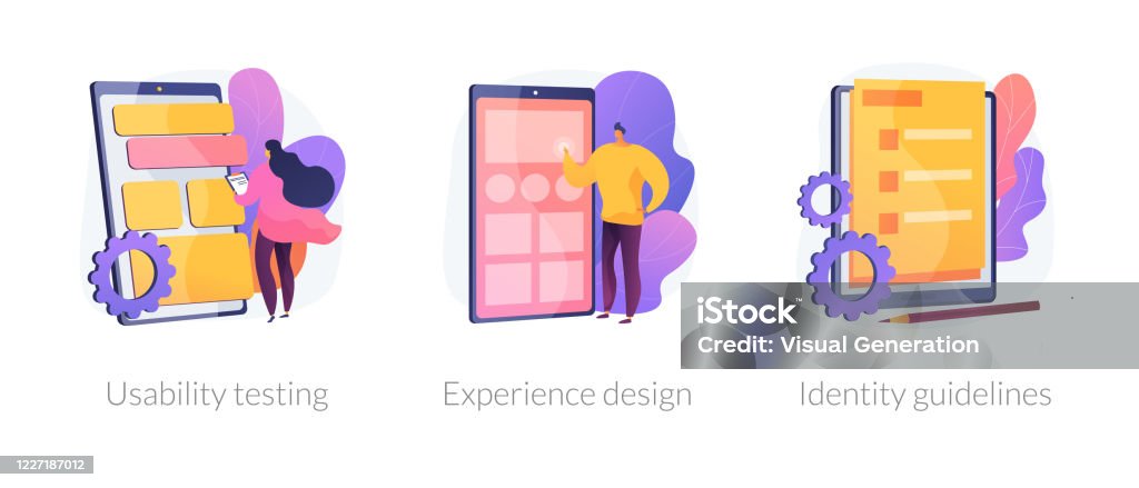 Inconsistent Visual Identity Vector Visual Identity Vector Concept Metaphors Stock Illustration - Download ...